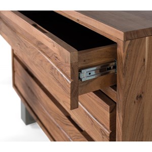 Commode 3 tiroirs fer blanc - omérise