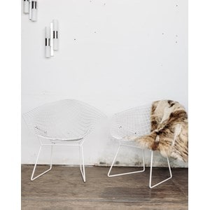 Jakob, le fauteuil en métal bertoia n°21