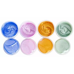 Set de peinture aux doigts scintill