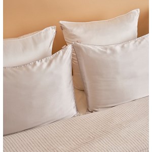 Taie d'oreiller en soie blanc 51x76