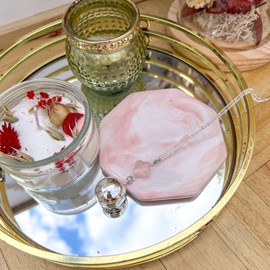 Bola de grossesse trefle quartz