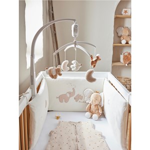 Mobile musical, bras plastique