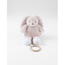 Peluche mini-musicale 20cm - moka