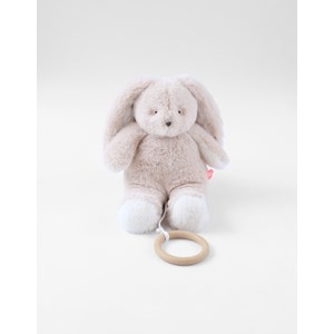 Peluche mini-musicale 20cm - moka