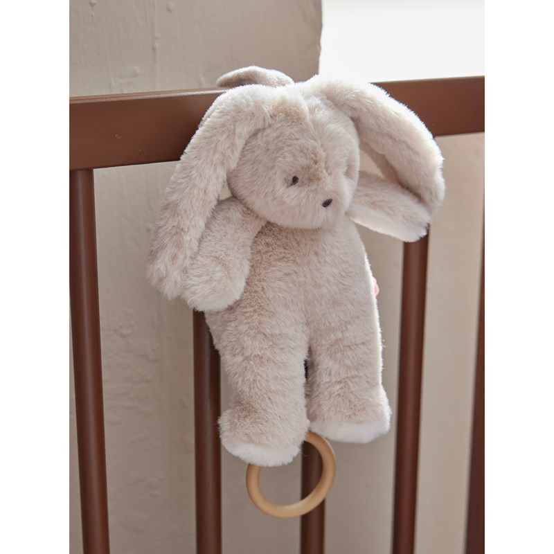 Peluche mini-musicale 20cm - moka