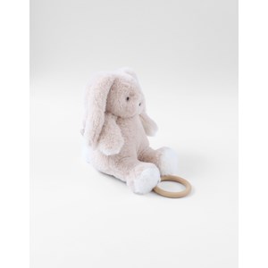 Peluche mini-musicale 20cm - moka