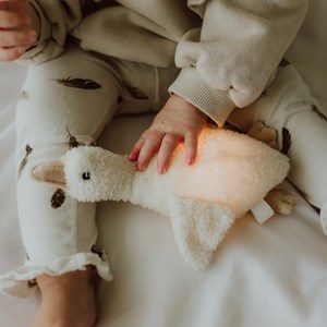 Peluche lumineuse liva l'oie
