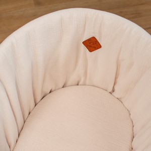 Couffin bébé matelas drap jeanne beige