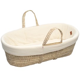 Couffin bébé matelas drap jeanne écru