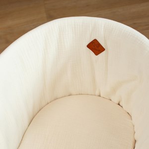 Couffin bébé matelas drap jeanne écru