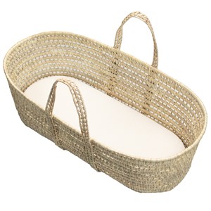 Couffin bébé matelas drap jeanne camel