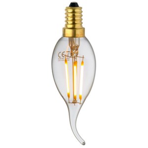 Ampoule e14 led coup de vent filament dr