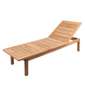 Salento - chaise longue en teck massif