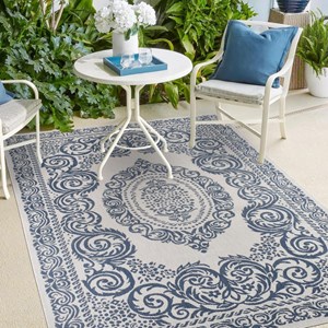 Tapis exterieur 200x290 blanc