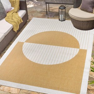 Tapis exterieur 200x290 ecru