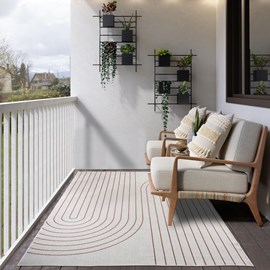 Tapis exterieur 160x230 ecru