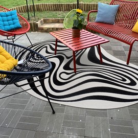 Tapis exterieur 200x290 blanc