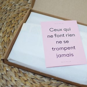 Brode ta punchline sur totebag- kit diy