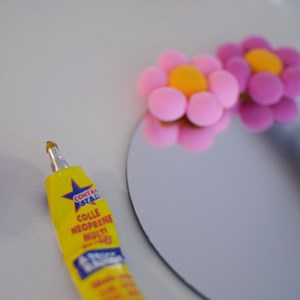 Miroir fleurs- kit diy