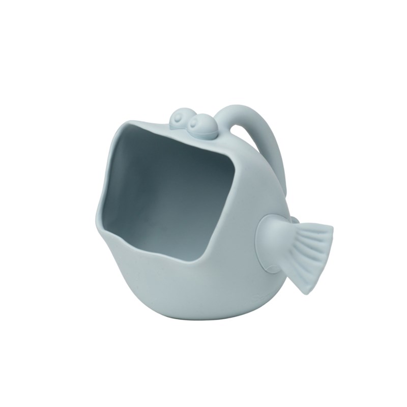 Scrunch - Verseur poisson - oeuf de canard bleu