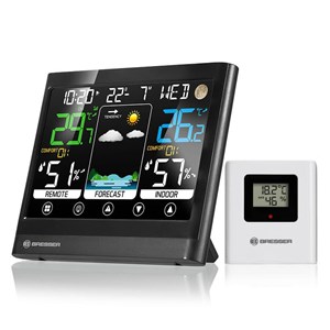 Bresser station météo couleur meteotemp bf avec écran tactile 7007511
