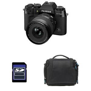 Fujifilm x-t50 noir + 16-50 + sac + carte sd 8 go