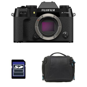 Fujifilm x-t50 noir + sac + carte sd 8 go