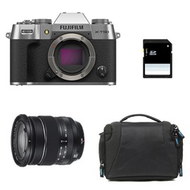 Fujifilm x-t50 silver + 16-80 + sac + carte sd 8 go