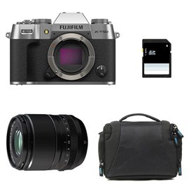 Fujifilm x-t50 silver + 23mm f1.4 wr + sac + carte sd 8 go