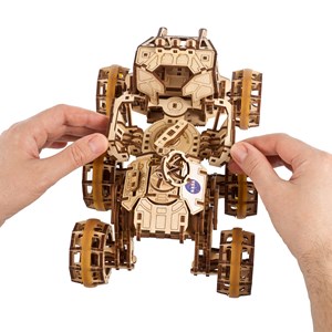 Mars rover habité puzzle 3d bois