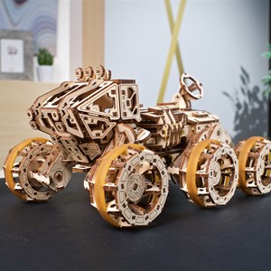 Mars rover habité puzzle 3d bois