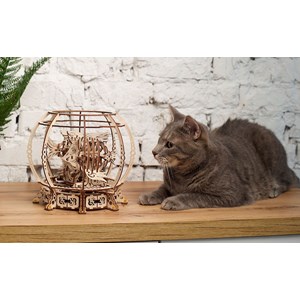 Aquarium puzzle 3d bois