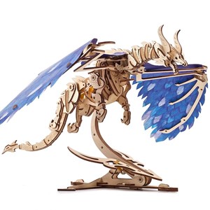 Dragon tempête puzzle 3d bois