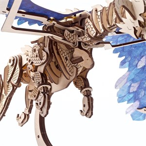 Dragon tempête puzzle 3d bois