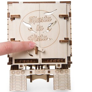 Remorque poids-lourd puzzle 3d bois