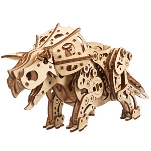 Triceratops puzzle 3d bois