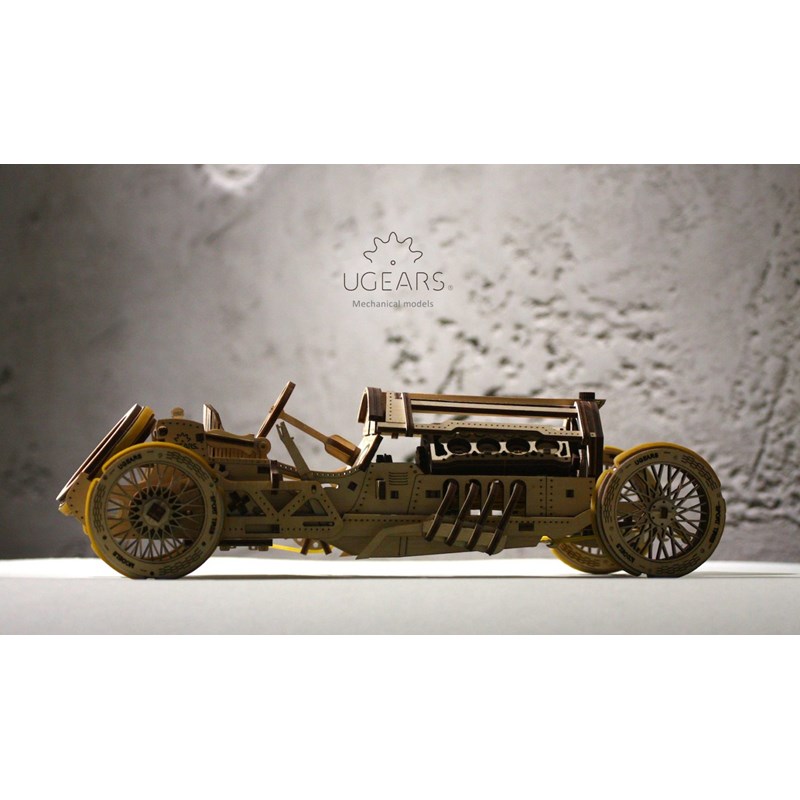 Ugears - Bolide u-9 grand prix puzzle 3d bois