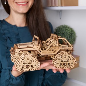 Véhicule tout-terrain puzzle 3d bois