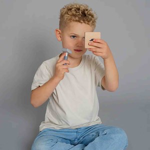 Valisette de barbier en bois