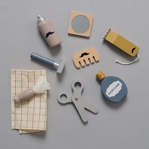 Valisette de barbier en bois