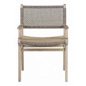 Fauteuil corde corde marron - décoration