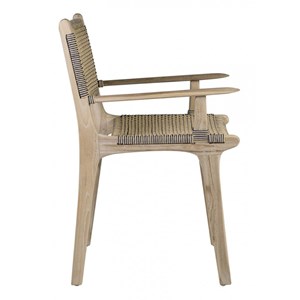 Fauteuil corde corde marron - décoration