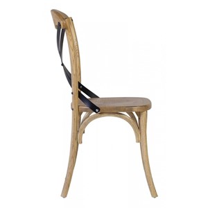 Chaise fer marron - décoration