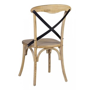 Chaise fer marron - décoration