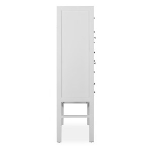 Commode 18 tiroirs bronze bronze blanc -