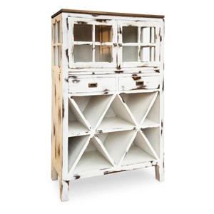 Meuble rangement bouteilles 2 tiroirs