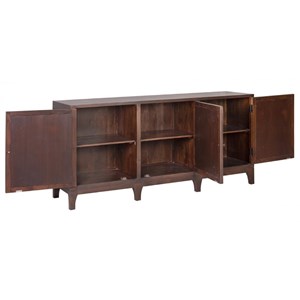 Bahut aluminium marron - décoration