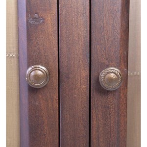 Bahut aluminium marron - décoration