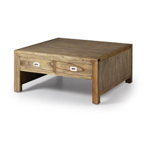 Table basse 4 tiroirs bronze bronze