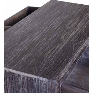 Table basse 2 tiroirs bronze bronze